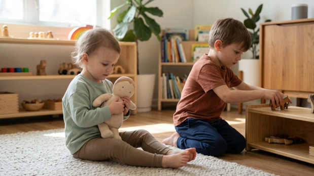 How Doll Play, Pretend Play, and Open Conversation Build Empathy in Kids Ages 3 to 9