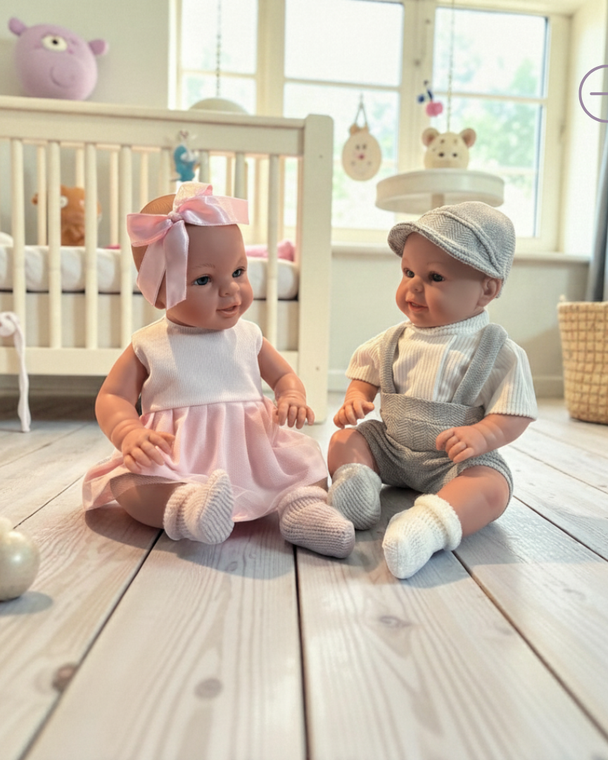 European-crafted Bebenita dolls with 1-year warranty for nurturing pretend play