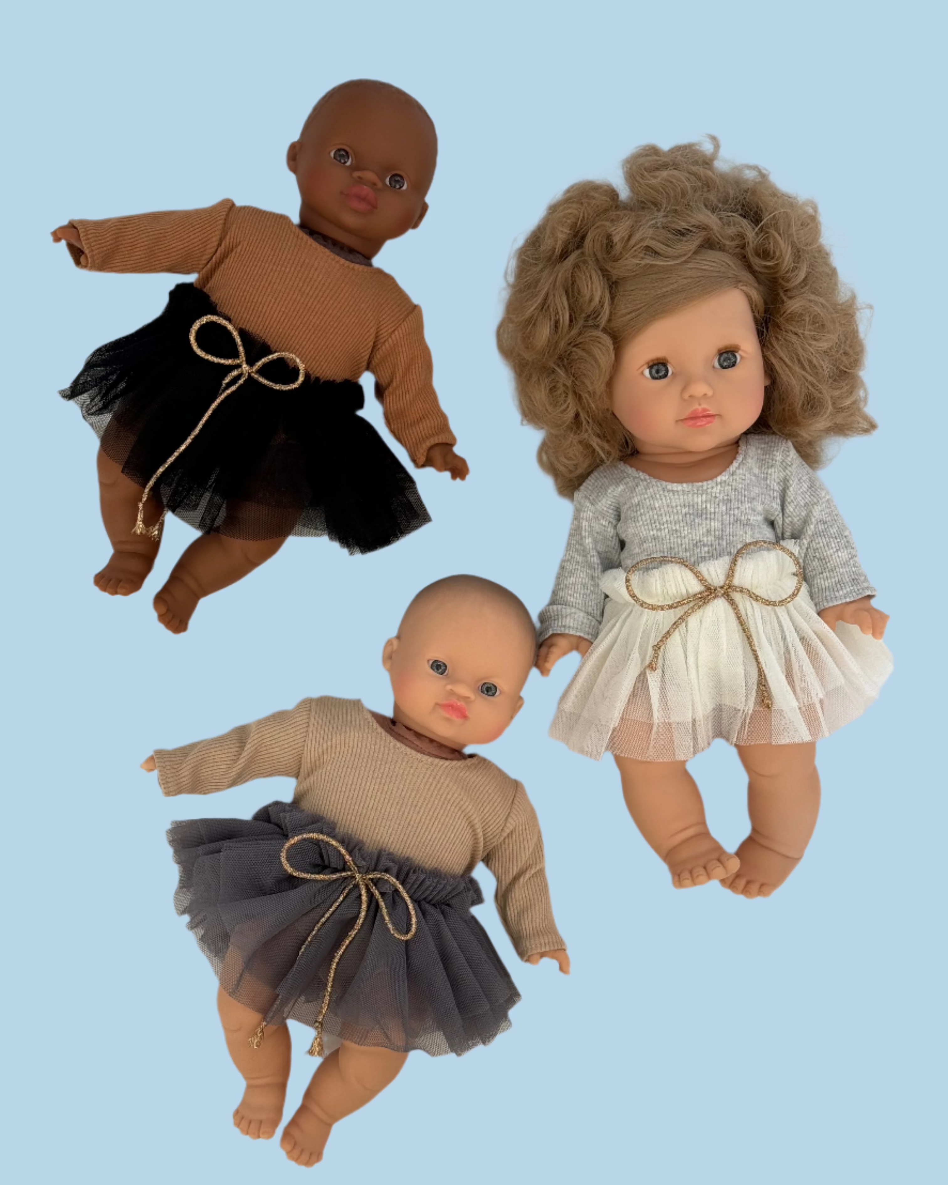 Modern doll outfit with contemporary design