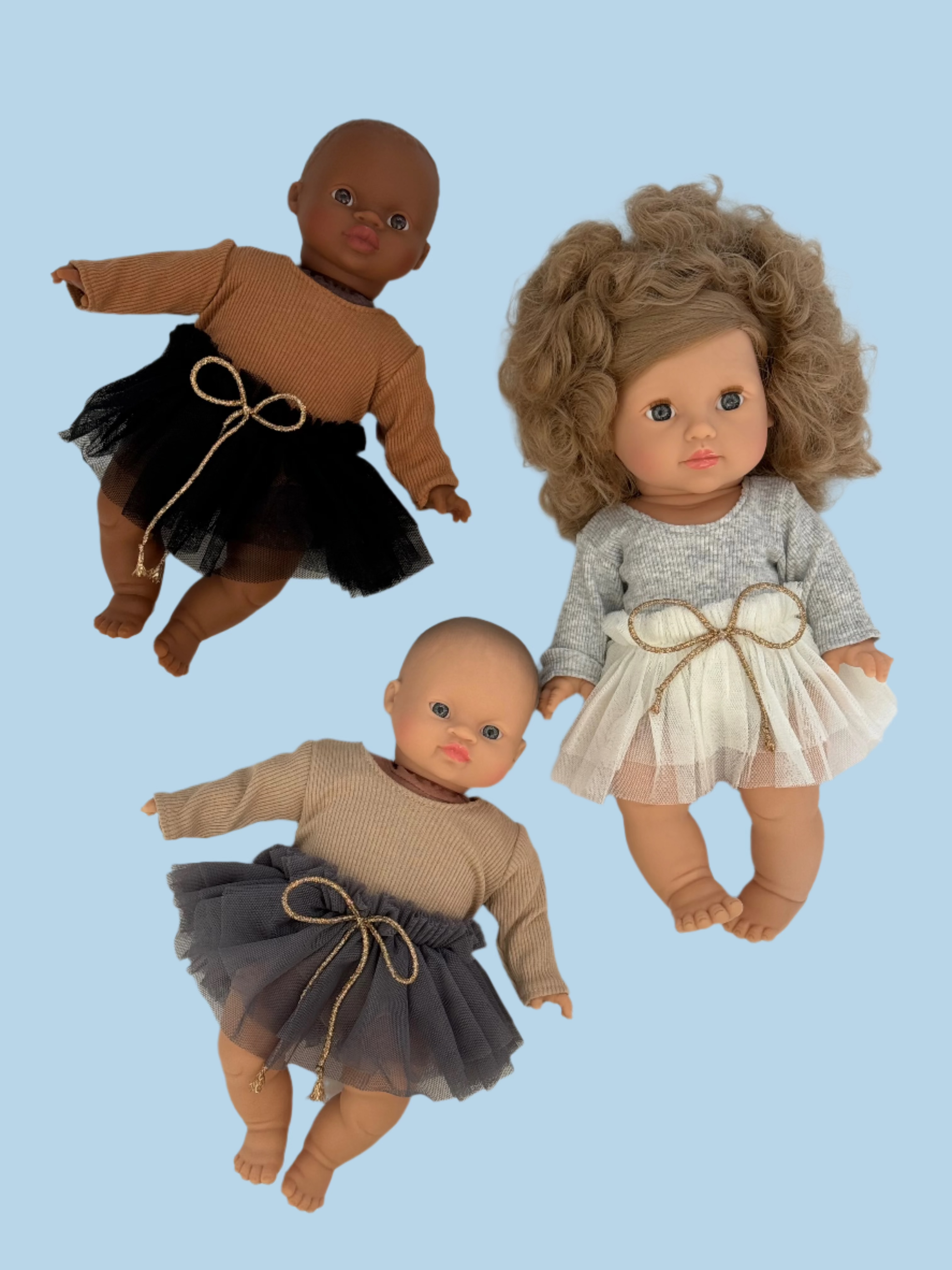 Modern doll outfit with contemporary design