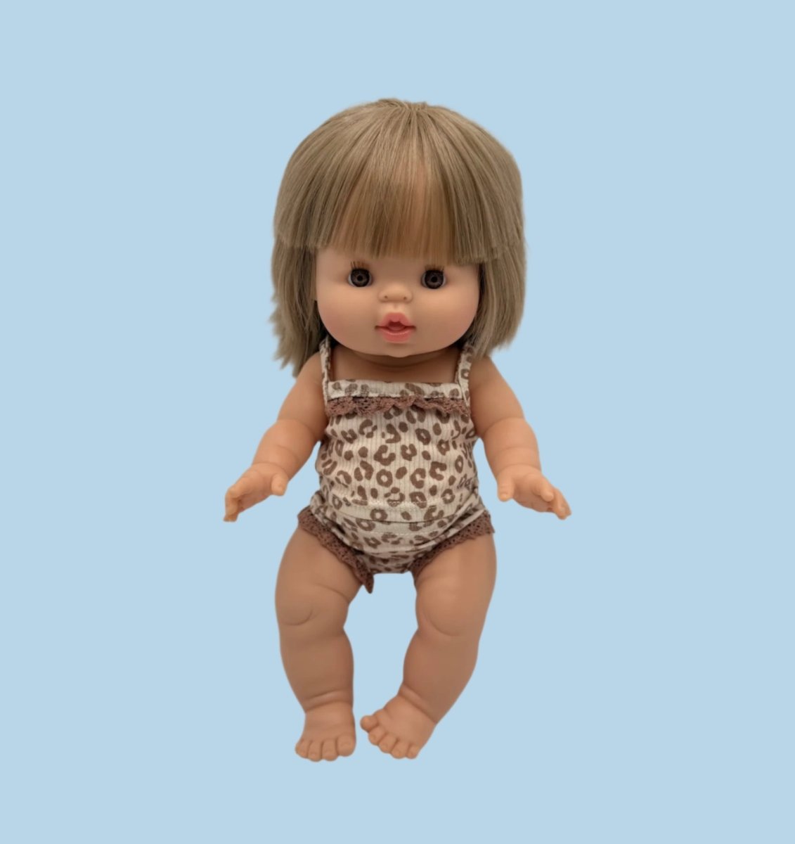 Baby doll clothing with scalloped neckline