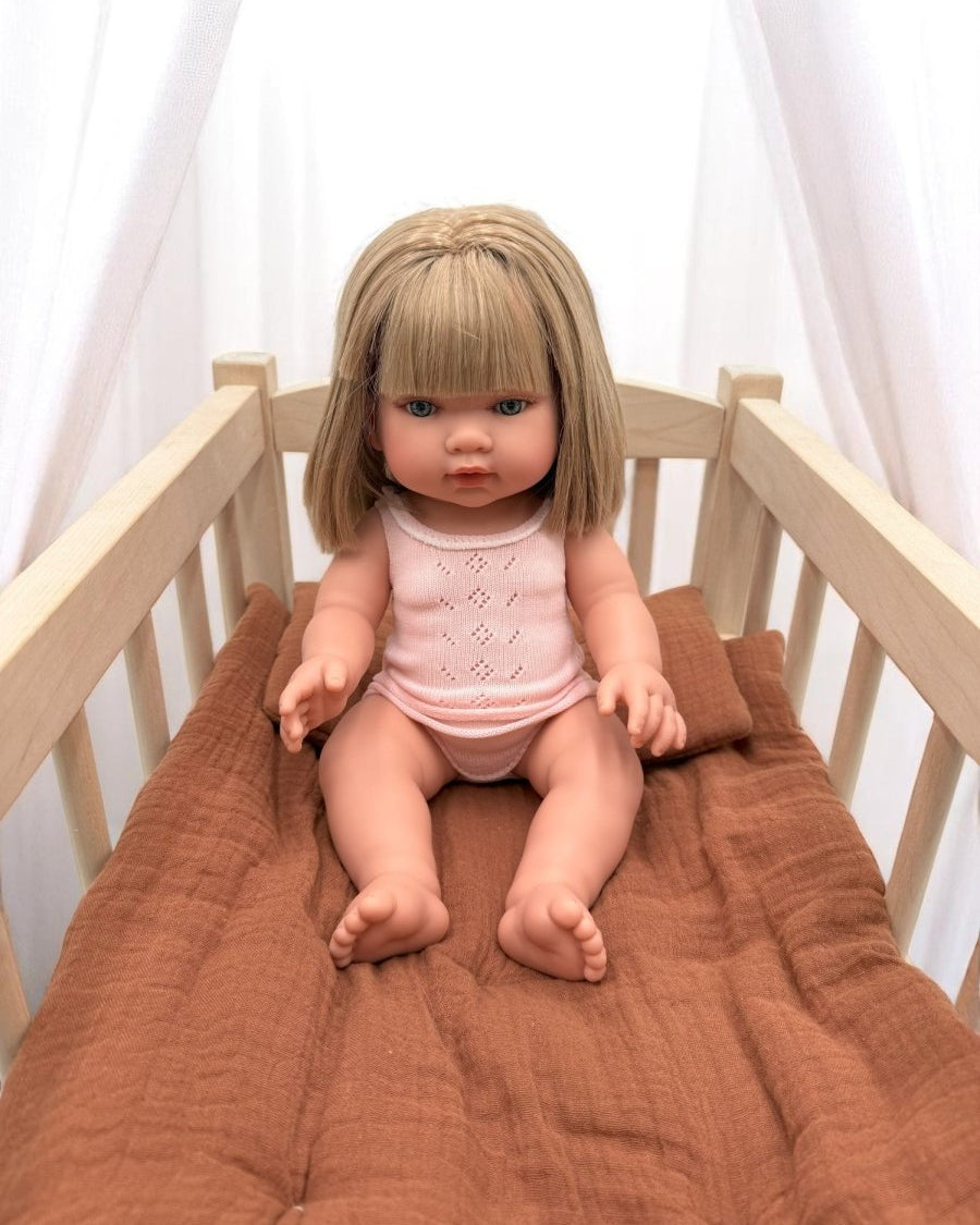 Adelaide doll's premium features showcasing European craftsmanship