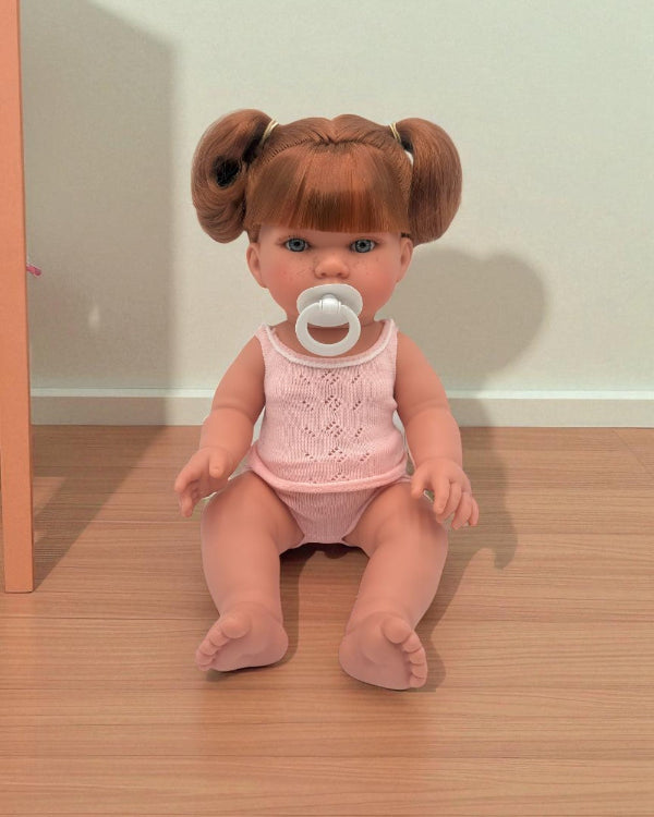 Sydney red hair blue eyes fully clothed baby girl doll