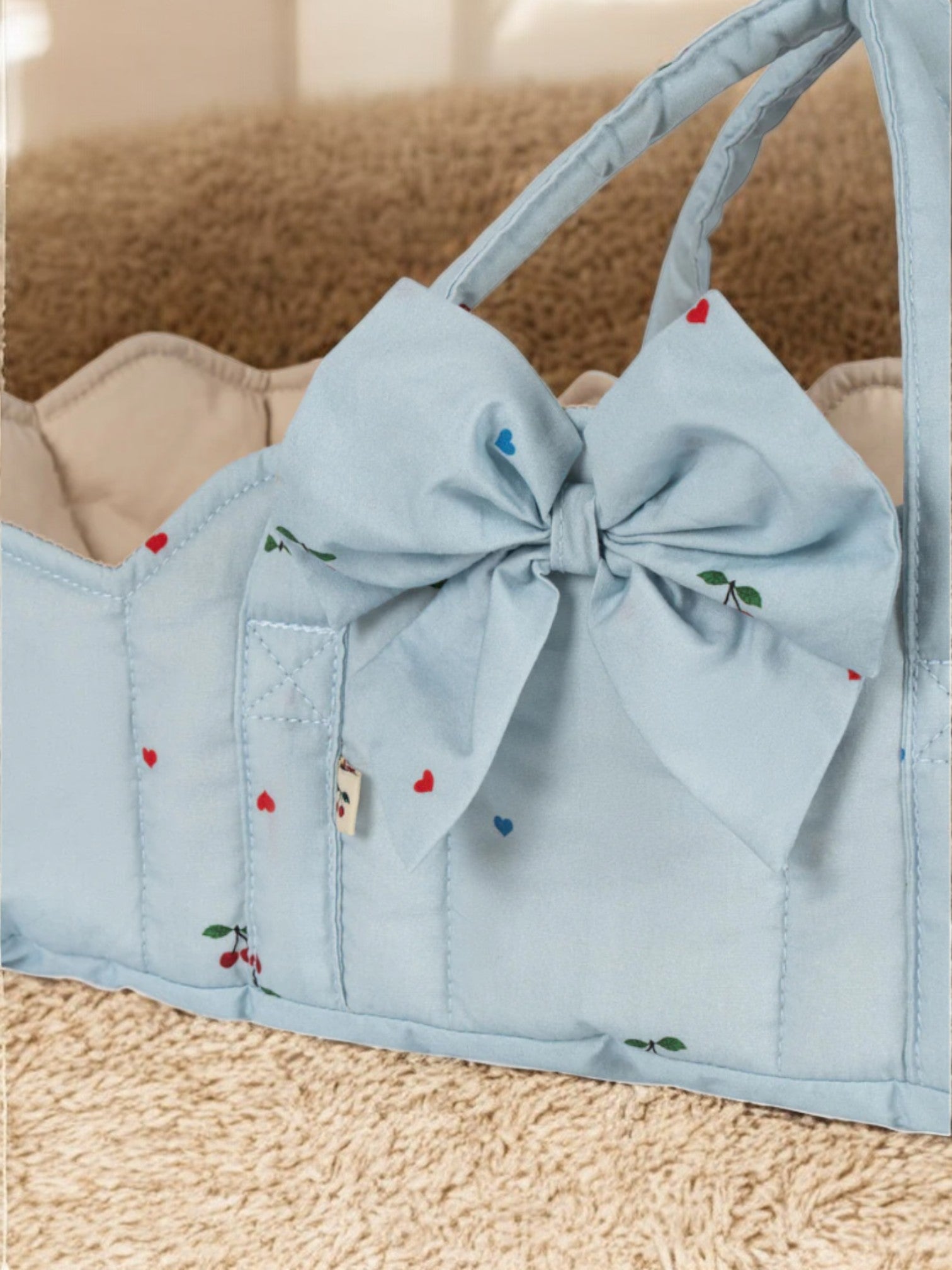 Blue Cherry Basket Playroom