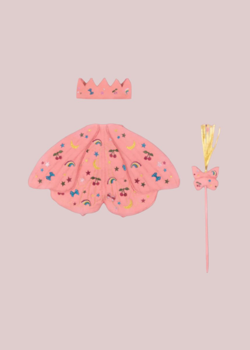 Butterfly Costume with a set of wings, crown and wand
