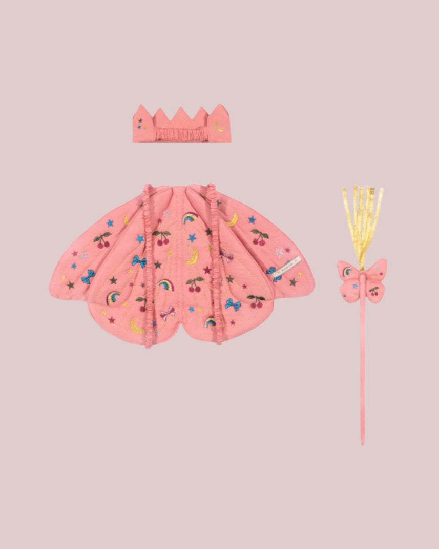 Butterfly Costume with a set of wings, crown and wand