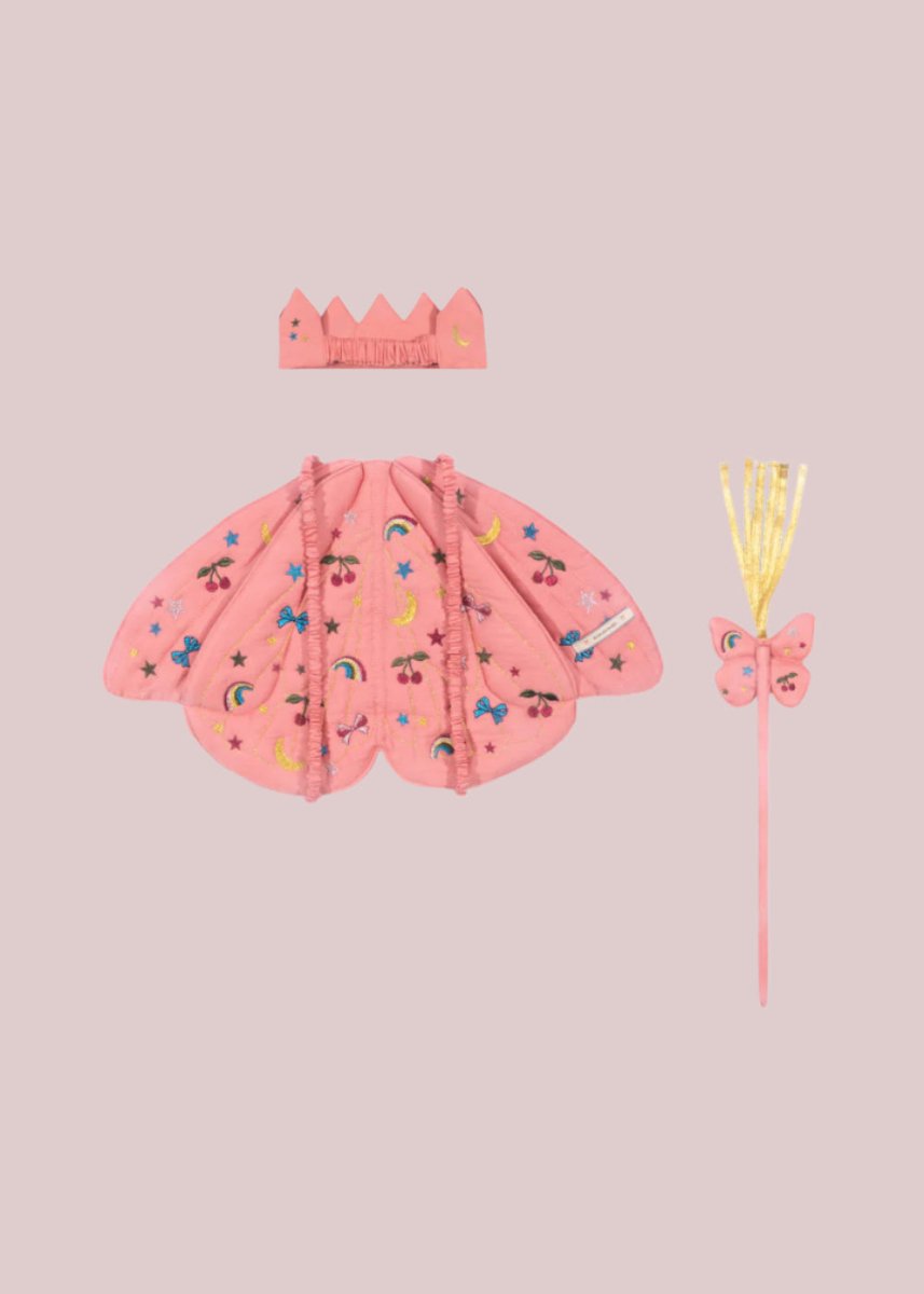 Butterfly Costume with a set of wings, crown and wand