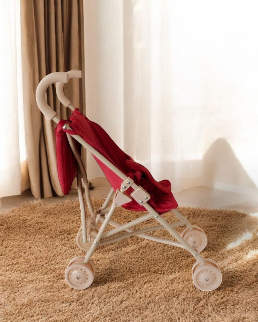 Corduroy Red Stroller Playroom