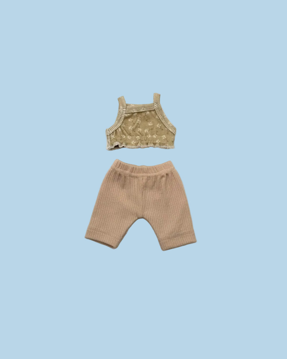 Crop Set - Sage Daisies 3