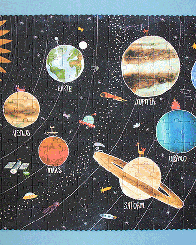 Discover the planets GIF