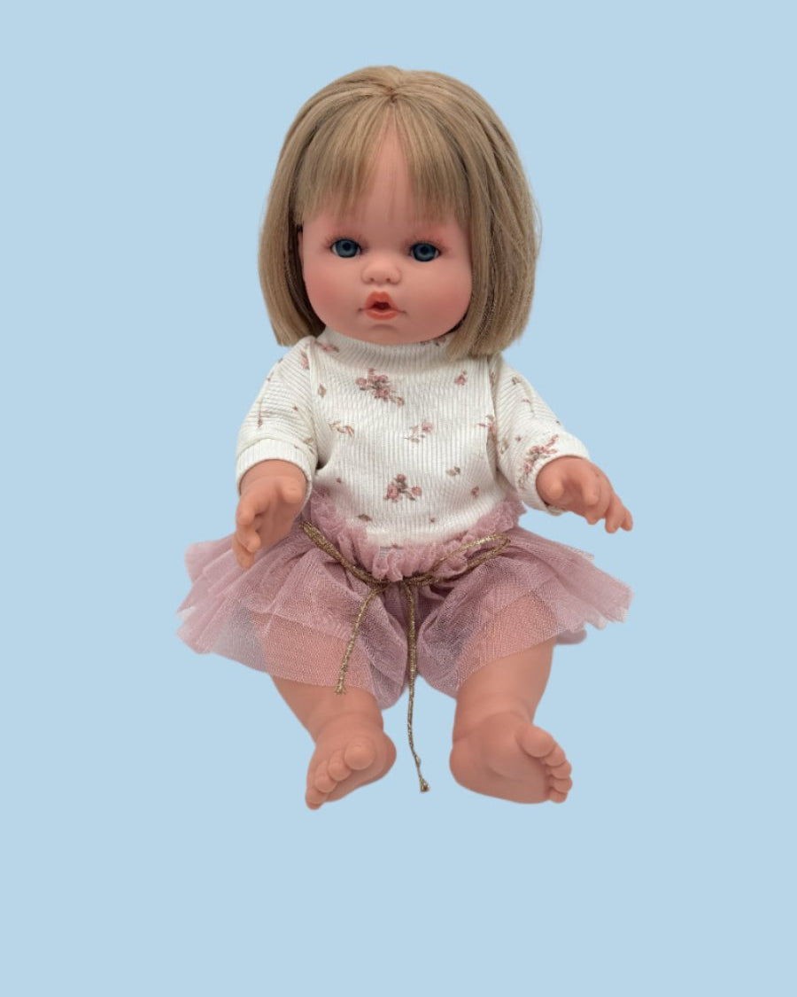 Pretend play doll outfit meadow mist sweatshirt ribbed neckline