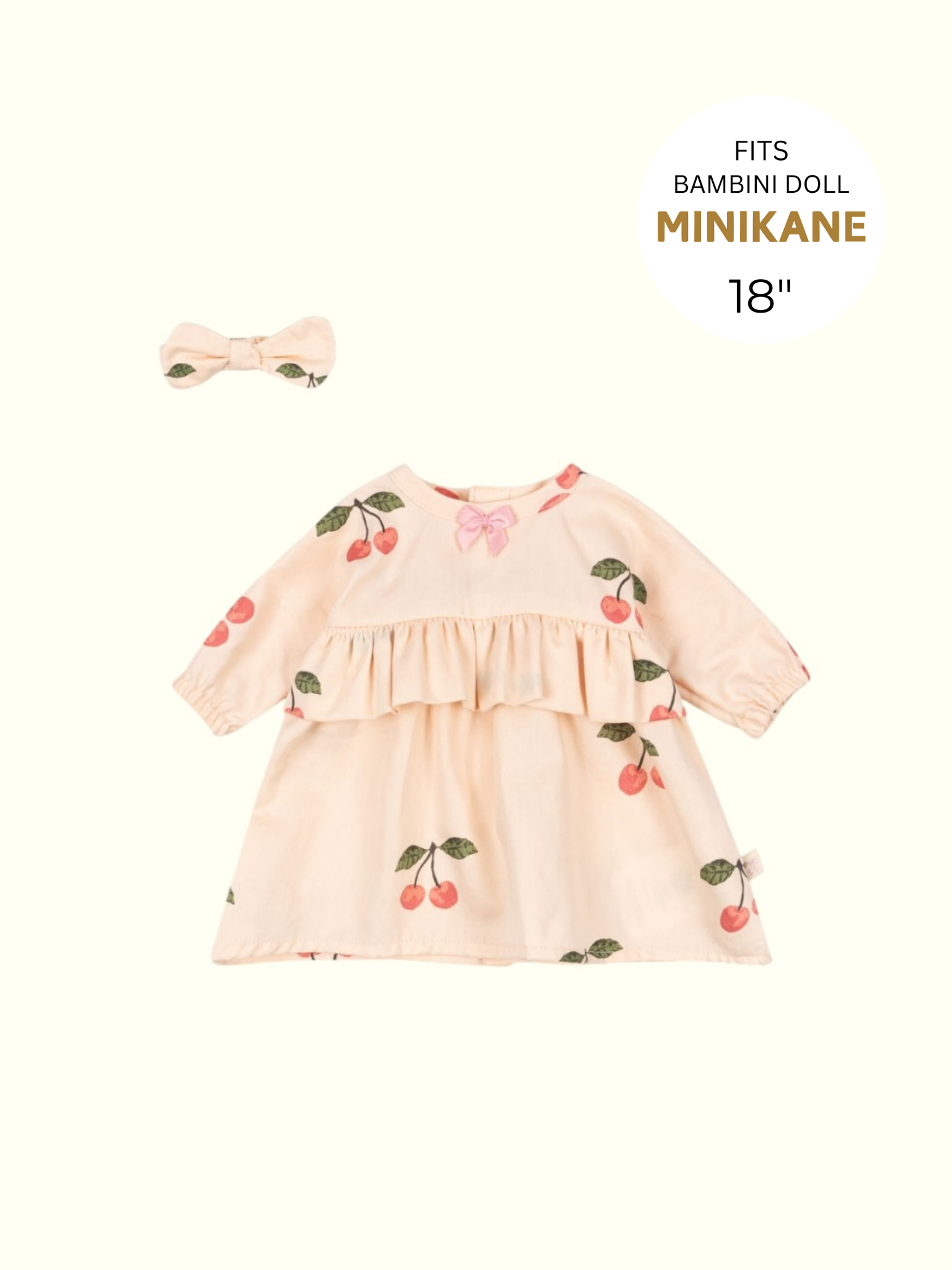 Dress & Ribbon Set - Ma Grande Cerise Pink