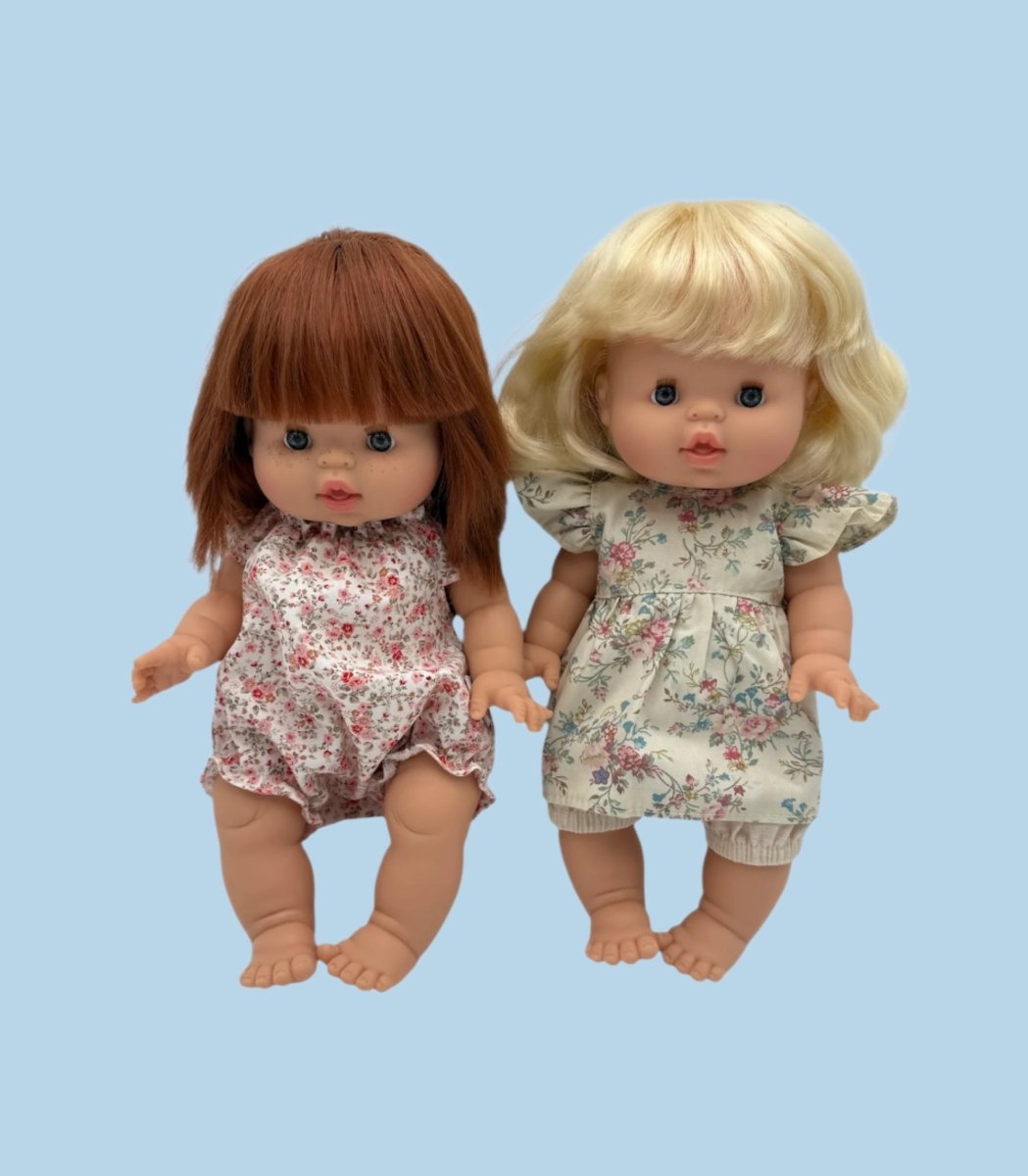 Spring celebration doll clothes with pastel colors