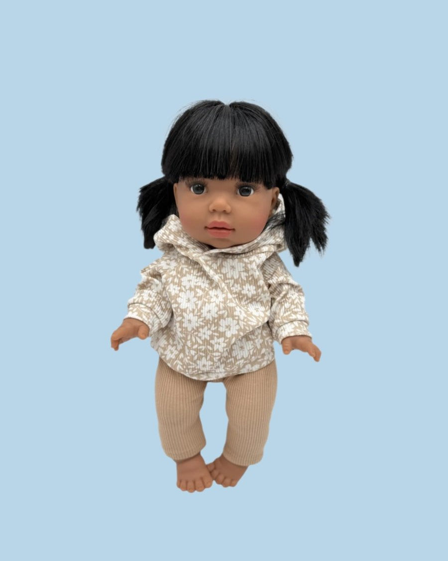 Moroccan-inspired baby doll outfits with ornate details