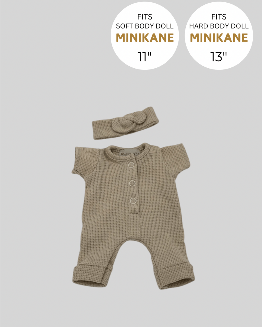 Honeycomb Jumpsuit - Ecru