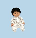 Fall festival doll clothing with leaf patterns
