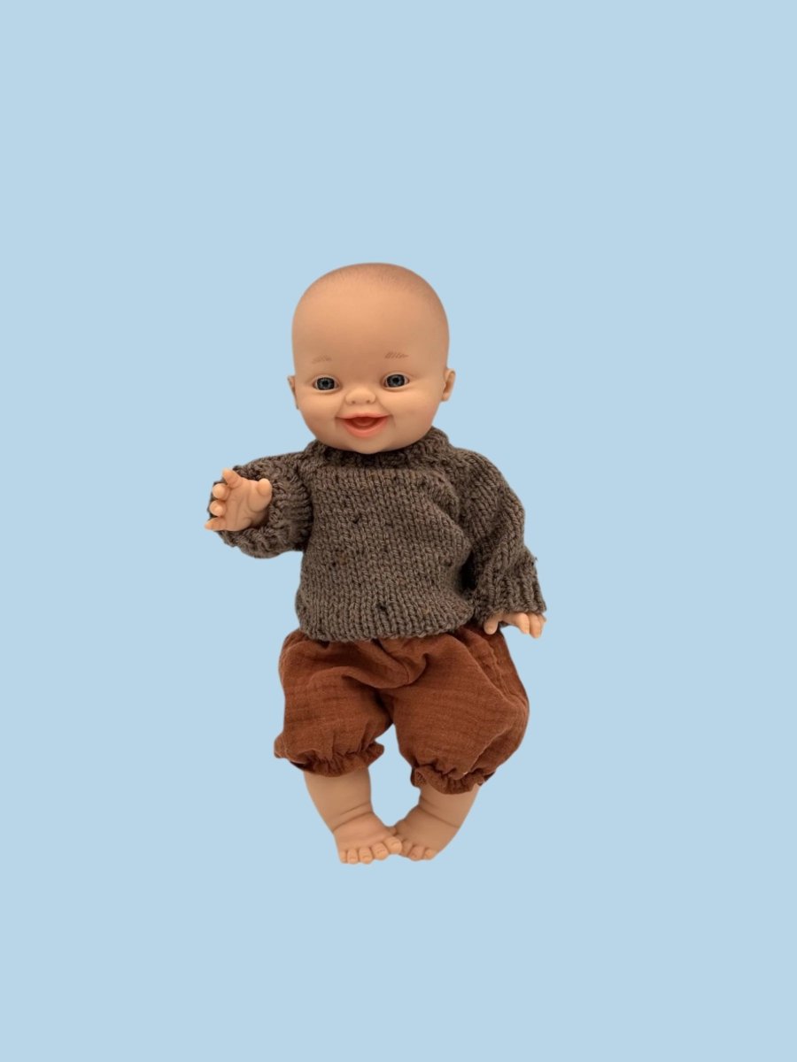 Princess-style baby doll outfit with royal details