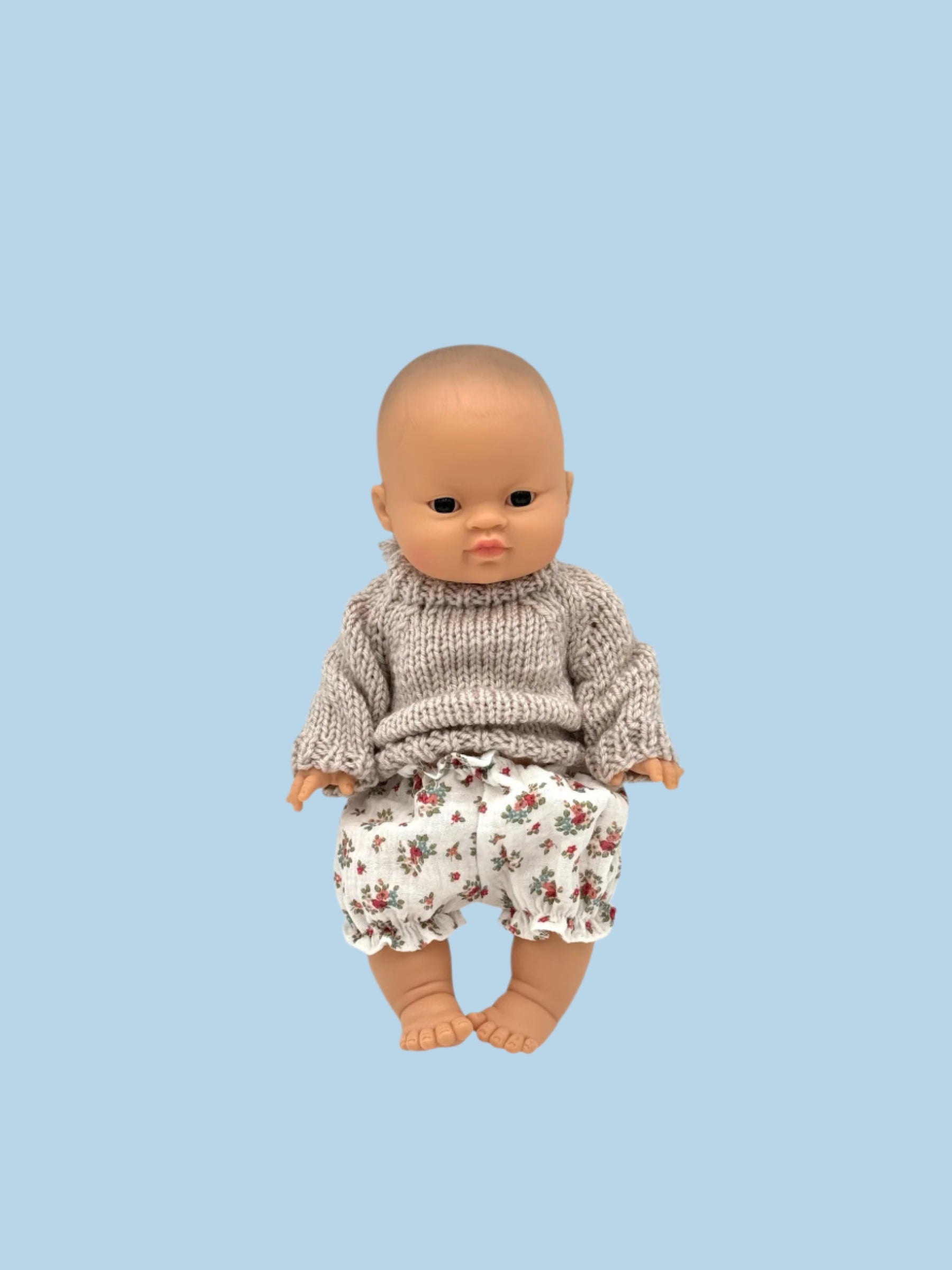 Harvest moon doll clothing with wheat motifs