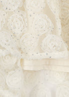 toddler wedding dress close up