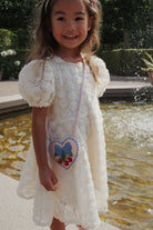 white outdoor dress for little girls