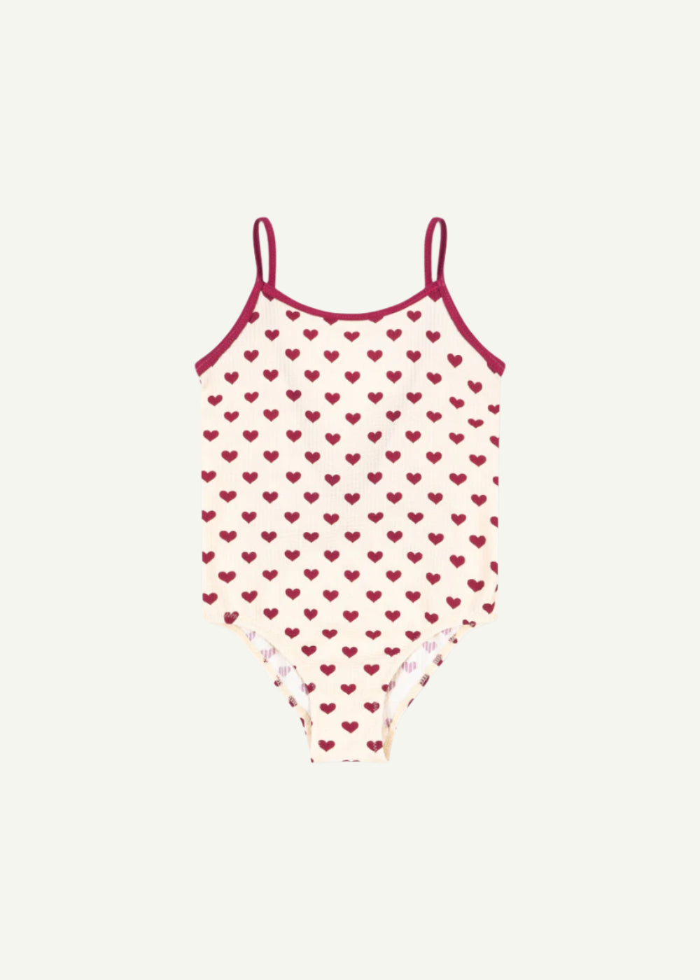 Swimsuit with hearts for girls