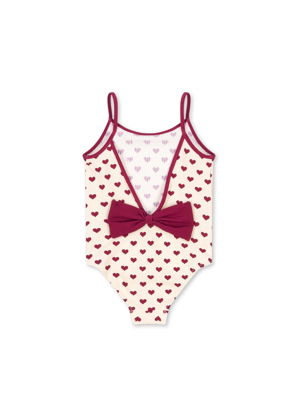 Swimsuit for toddlers with hearts