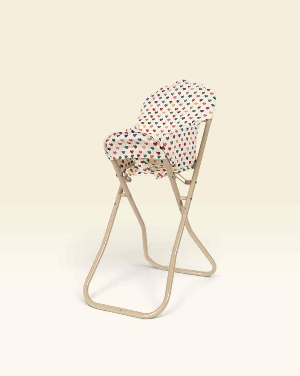 Konges Sloejd Doll High Chair Coeur Colore 3