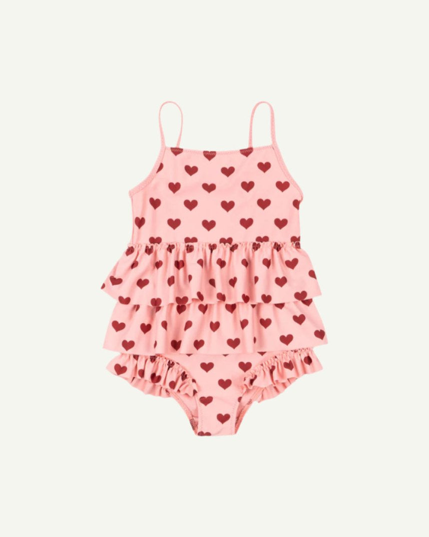 heart design swimsuit