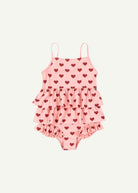 heart design swimsuit