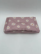Cotton doll bedding daisy dreams lavender print pillow blanket wooden cradle