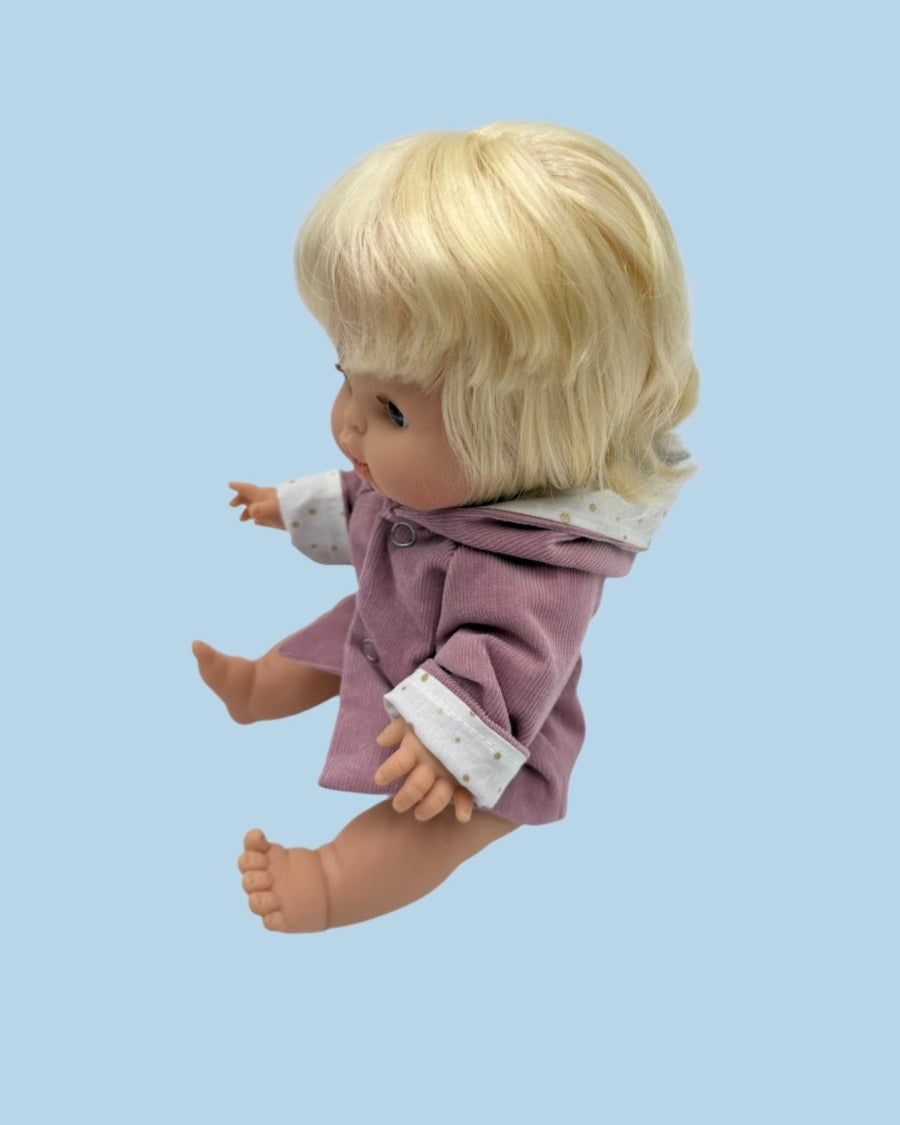 Baby doll clothes with heirloom quality construction