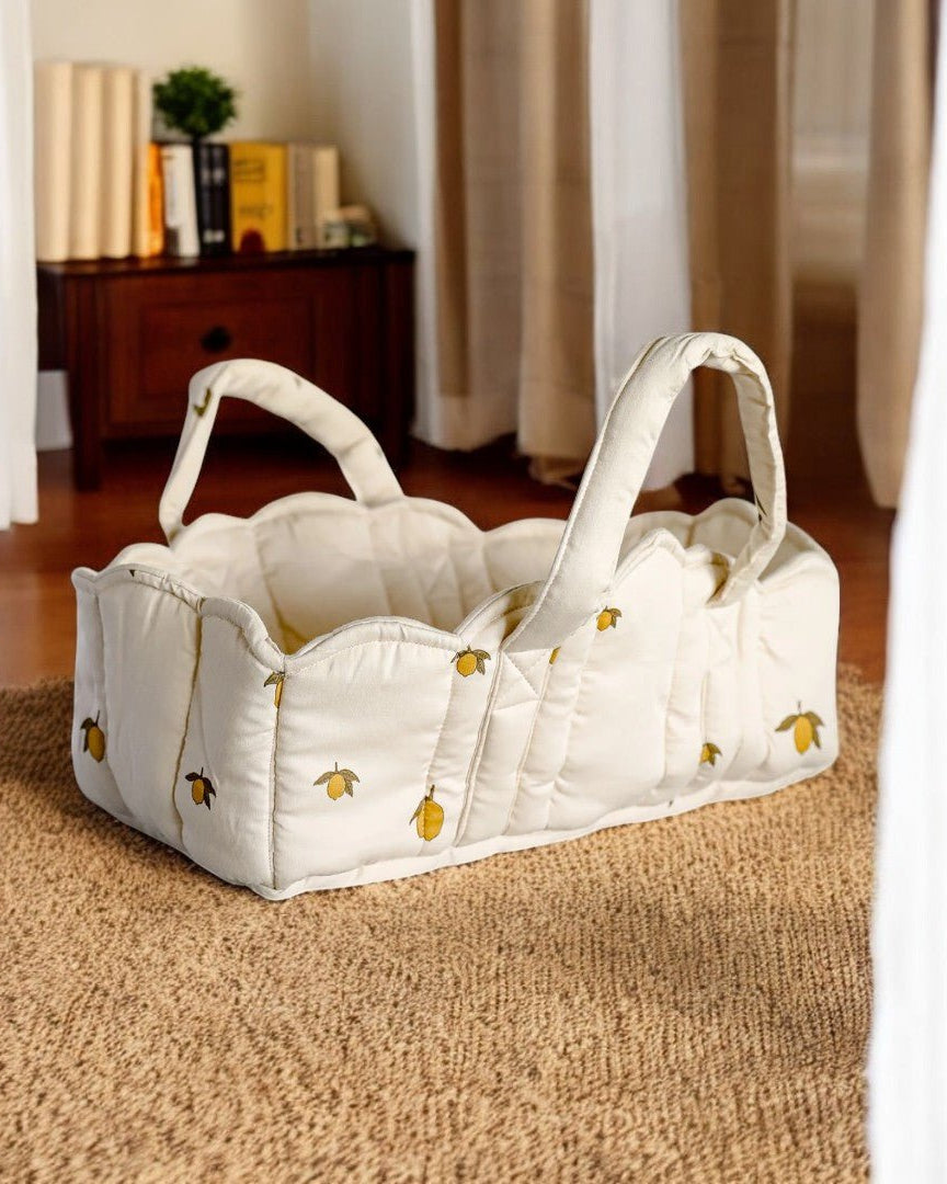Doll accessories featuring heirloom-quality bassinet for little caregivers
