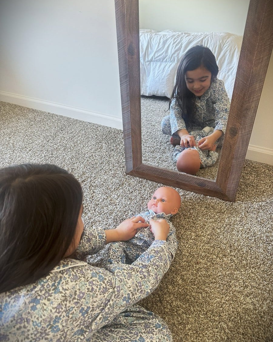 Heirloom American girl doll clothes with lace details