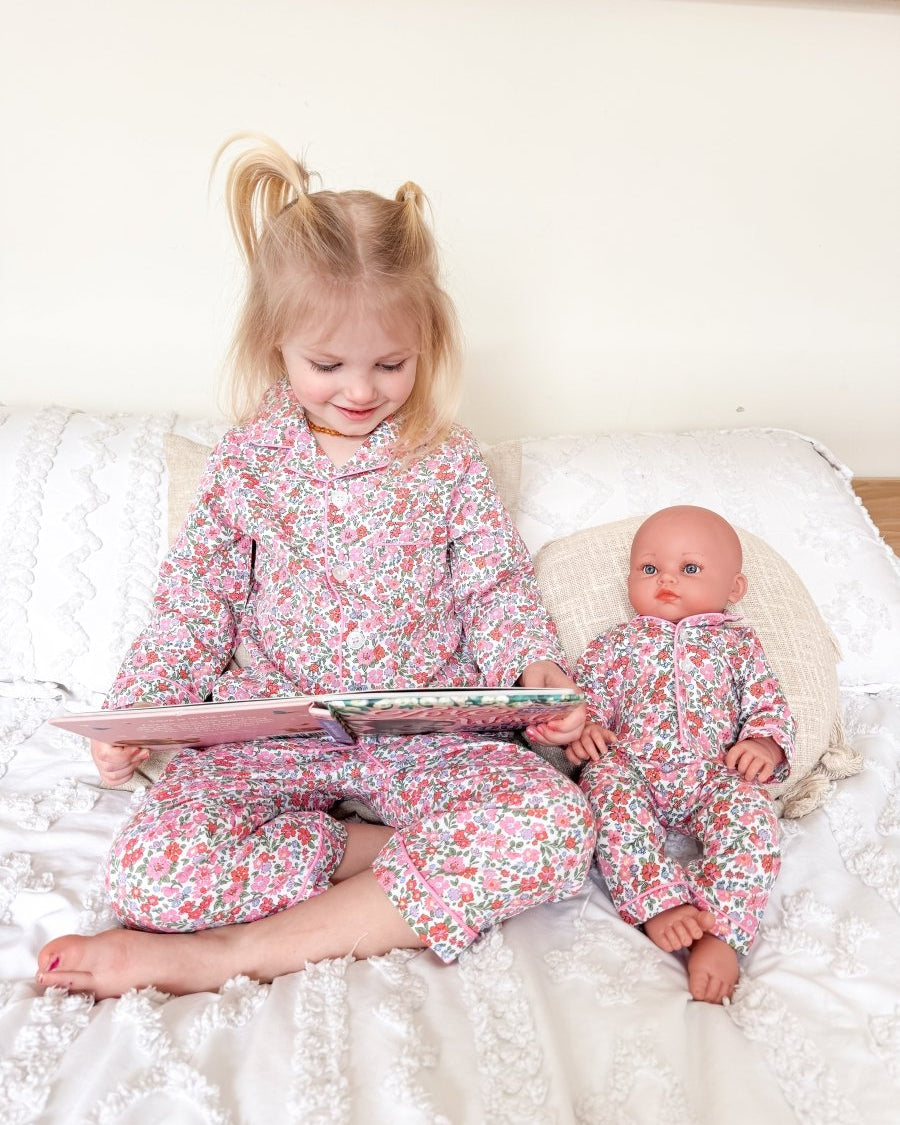 Matching pj sets floral