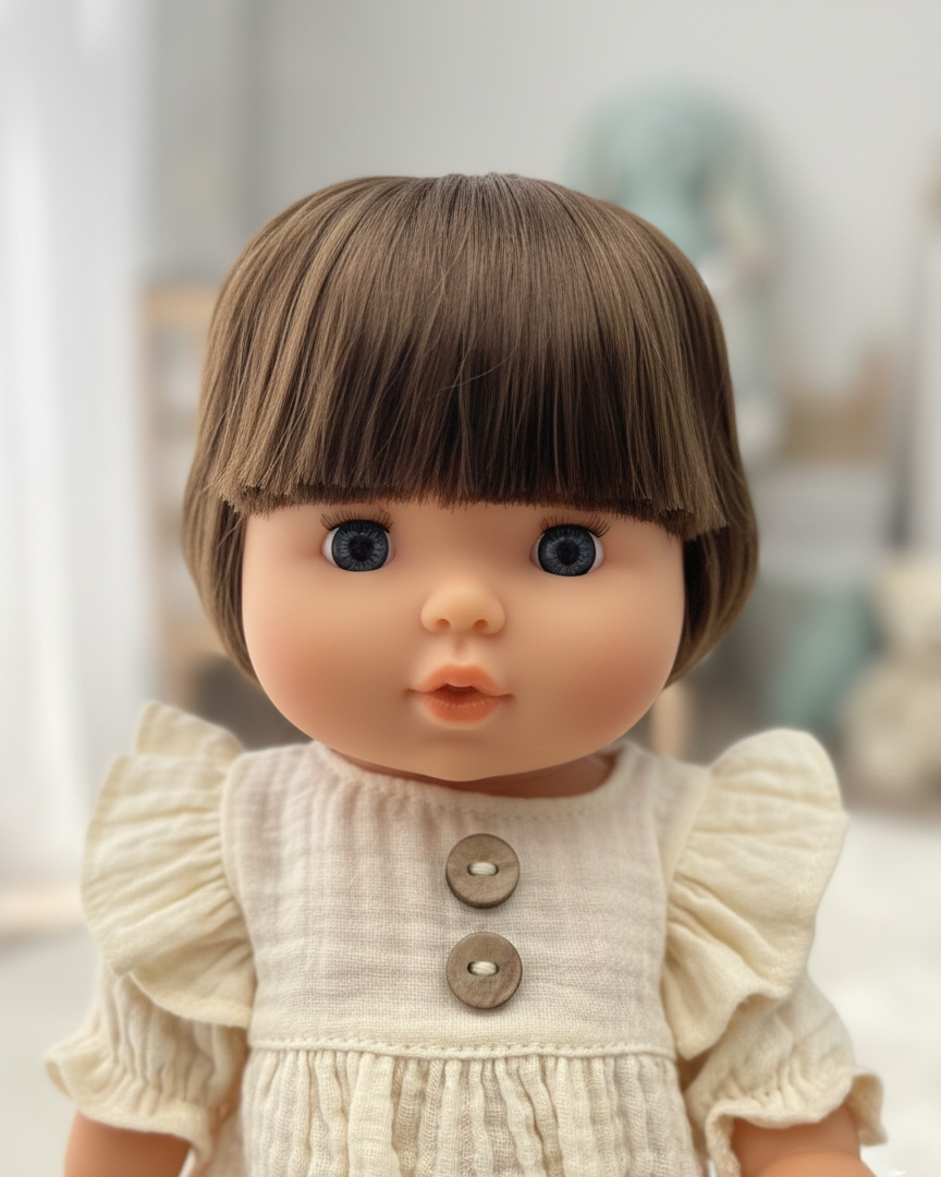 Cherry doll long hair perfect for styling in ponytails braids and creative hairstyles