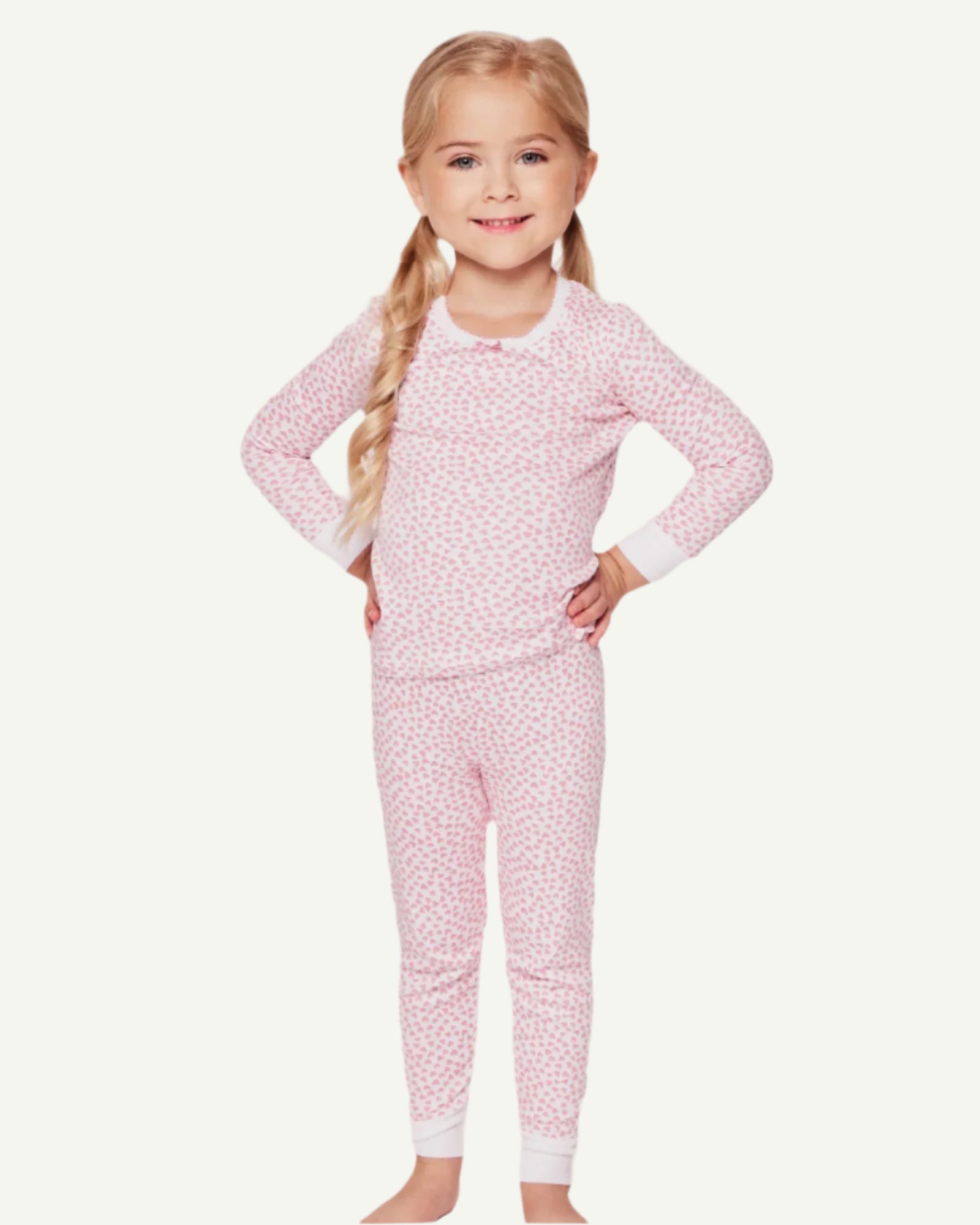 Snug fit pink pajamas