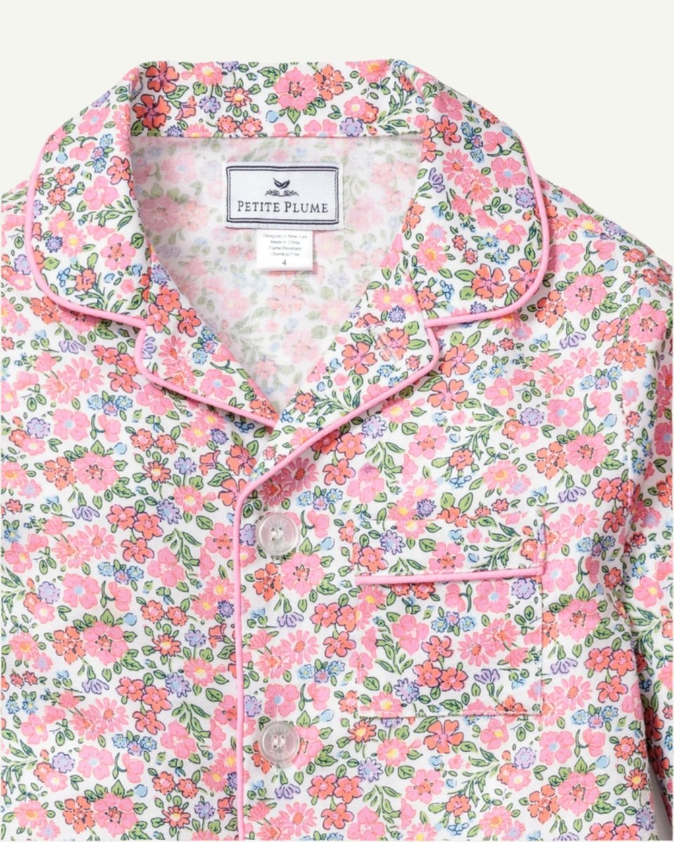 Comfortable pajamas for kids girls with elastic waistbands