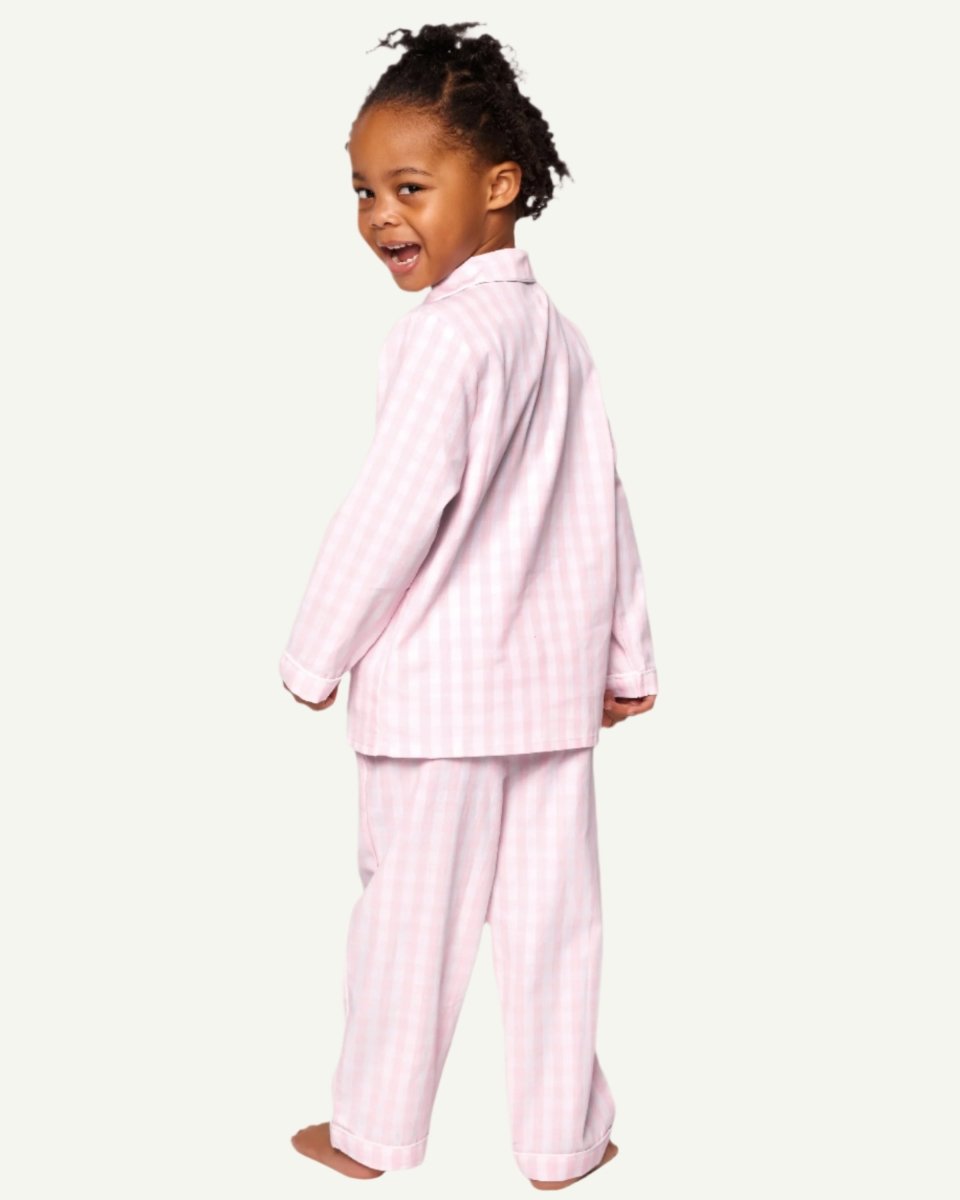 Stretchy kids pajamas with growth-friendly design