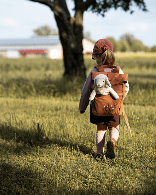 Non-toxic Senger Naturwelt white sheep companion for eco-conscious families and natural play