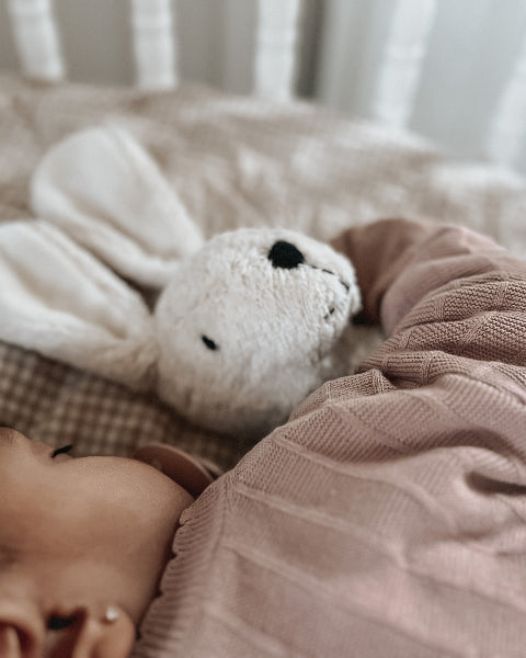 Eco-conscious Senger Naturwelt white rabbit with expert hand-stitched construction