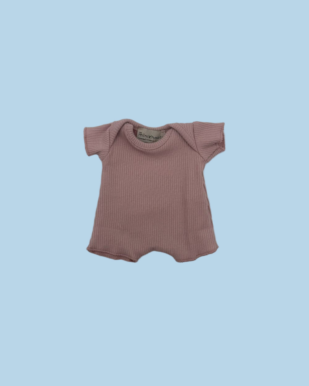 Cotton doll romper orchid pink one-piece 11 inch universal fit soft body dolls