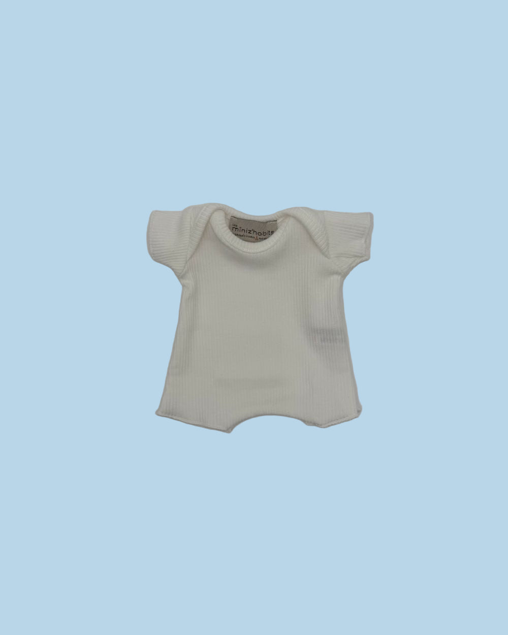 Cotton doll romper white one-piece 11 inch universal fit soft body dolls