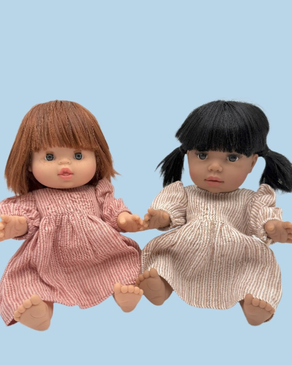 Organic cotton baby dolls clothes set