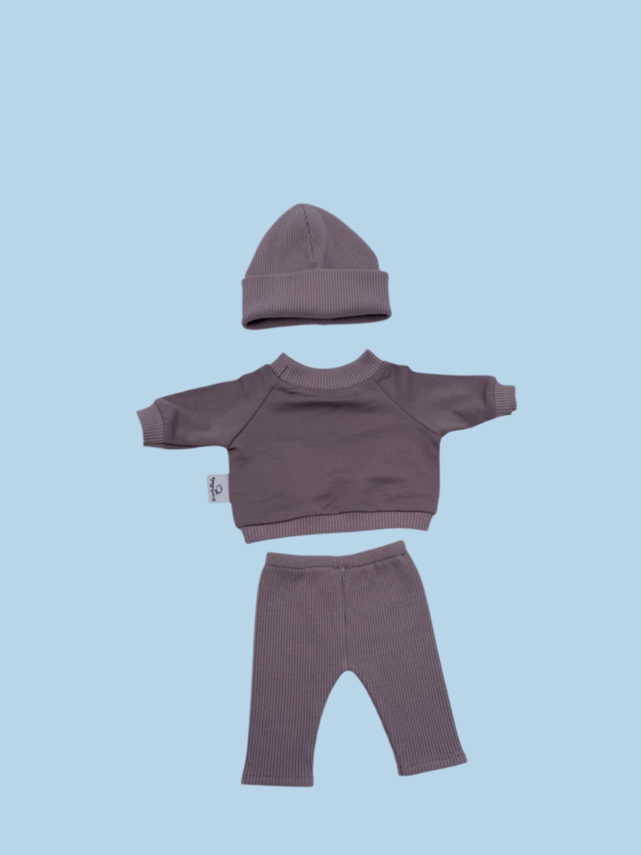 Winter wonderland baby doll fashion set