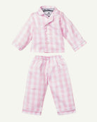 Twill Doll Pajamas in Pink Gingham