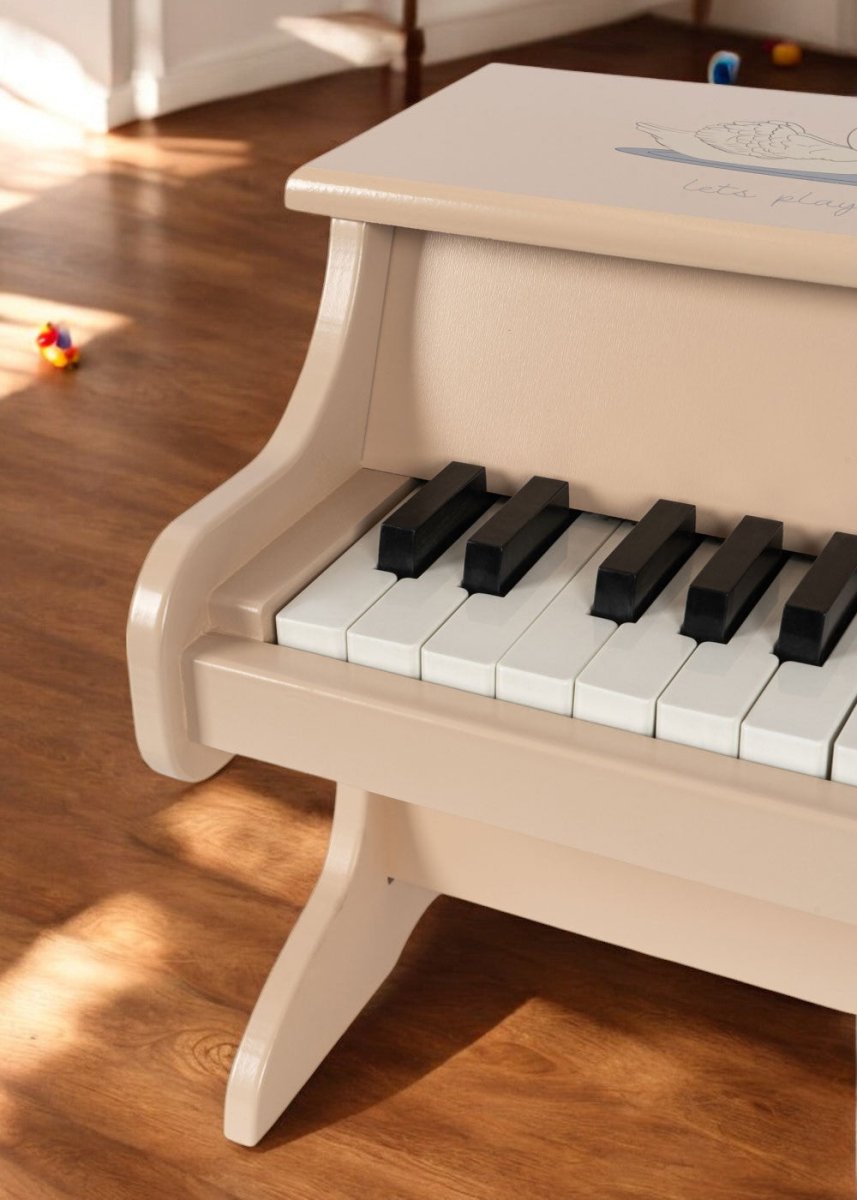 Wooden Toy Piano - Swan