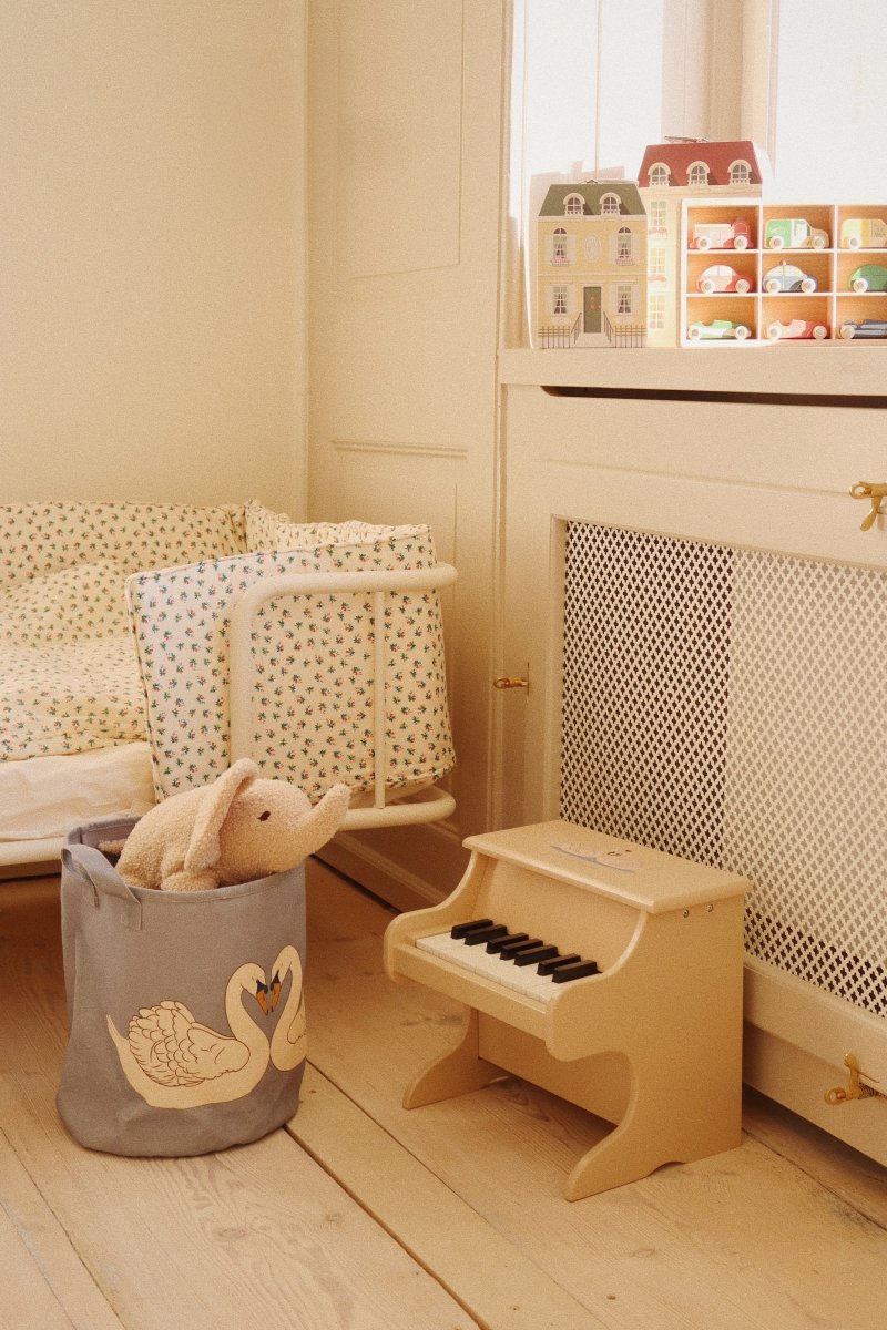 Wooden Toy Piano - Swan Playroom