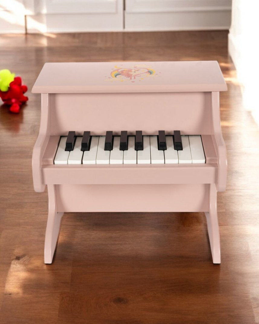 Wooden Toy Piano - Unicorns