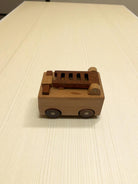 Complete wooden toy vehicle set emergency community helpers beech wood ASTM certified ages 3+