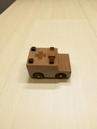 Community helper wooden vehicles ambulance police car fire truck excavator complete collection set